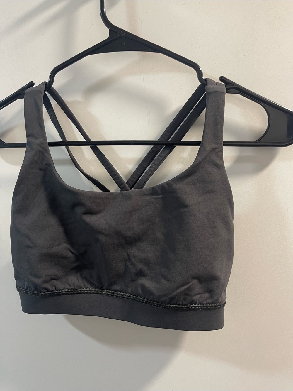lululemon athletica Black Crossback Sports Bra